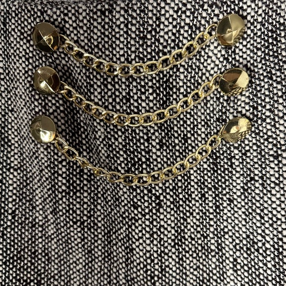 BCBG wool tweed embellished mini skirt 0 - Picture 8 of 14